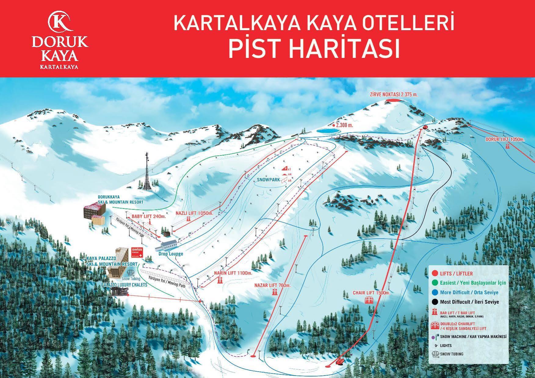 Dorukkaya Ski & Mountain Resort Bolu Exterior photo